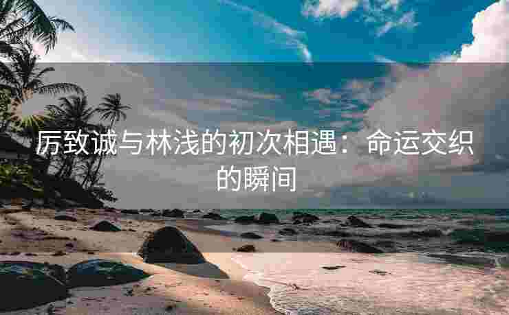 厉致诚与林浅的初次相遇：命运交织的瞬间